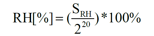 湿度计算公式